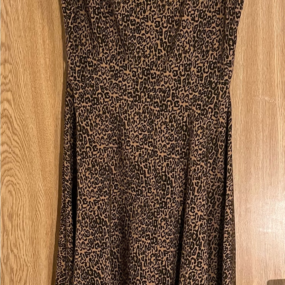 Bettie Page Retro Leopard Print Dress